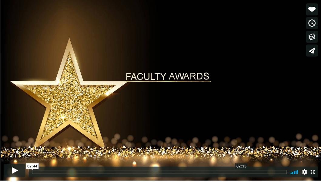 Faculty Awards Preview