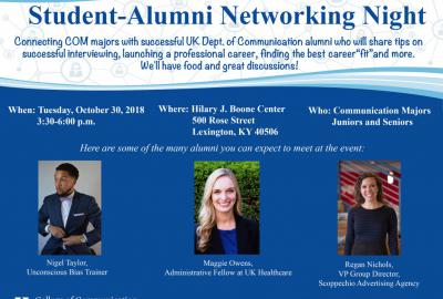 Student-Alumni Networking Night Flyer