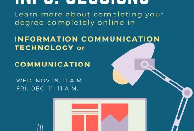 Online Degree Completion Program Session Flyer