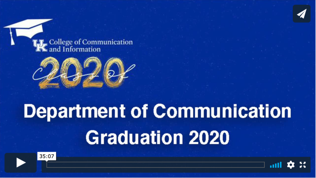 Online Commencement Celebration