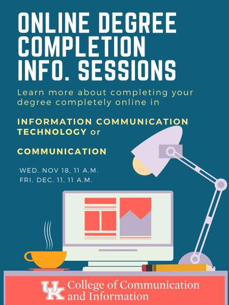 Online Degree Completion Program Session Flyer