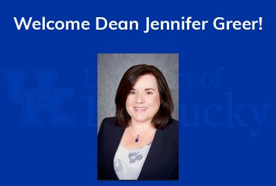 Welcome Dean Greer