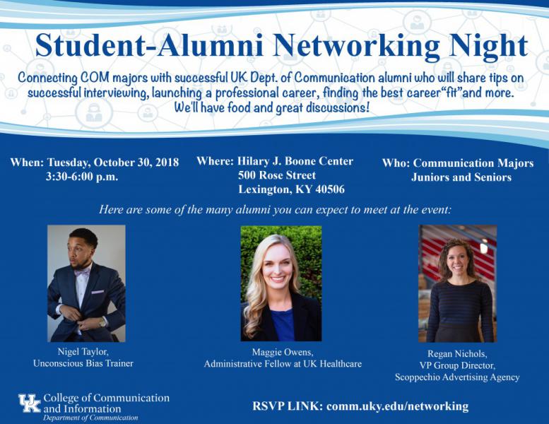 Student-Alumni Networking Night Flyer