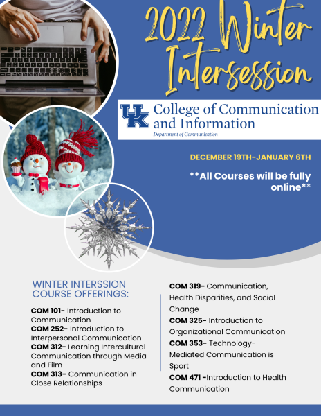2022 Winter Intersession Course Offerings